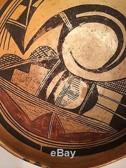 Fantastic Hopi Decorated Bowl, Nampeyo style w hatching, c1910, Excel condition, NR