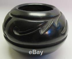 Fine 8 Older Margaret Tafoya Blackware Art Pottery Bowl c. 1960 Native American