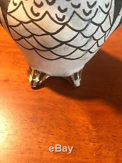 Frances P. Torivio Acoma N. M. Native American Pottery Owl Very Unique