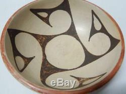 Freda Poleahla(1930-1995) Vintage Hopi Pueblo Indian Pottery Chili Bowl Pot