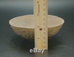Genuine Restored Caddo Bowl Ancient Native American Indian Pottery