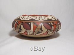 Gforgeous Hopi Indian Pottery Bowl By Award Winning Artist Stetson Setalla