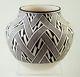 Gorgeous Acoma Indian Made Stylized Fineline Pot Pottery by Robert Patricio