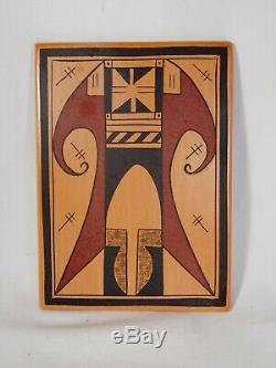 Gorgeous Hopi Indian Pottery Tile By Award Winning Artist Debbie Clashin