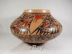 Gorgeous, Quite Large Hopi Indian Pottery Jar By Antoinette Silas Honie