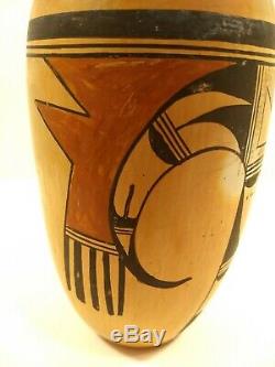 Gorgeous VTG Hopi Native American Handmade Authentic 7 Vase Hand Painted