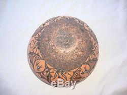 Hand Coiled Zuni Pottery Native American Indian Pueblo Priscilla Peynetsa