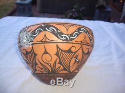 Hand Coiled Zuni Pottery Native American Indian Pueblo Priscilla Peynetsa