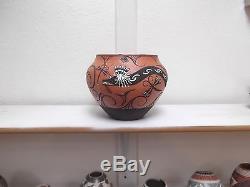 Handcoiled Zuni Pottery Native American Indian Pueblo By Priscilla Peynetsa