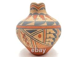 Handmade Native American Pottery Pot Jemez Hand Painted Indian Home Decor Vase