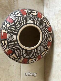 Handmade Native American Pottery Vase By Venora Silas Hopi Pueblo Pot