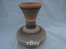 Handmade Navajo Pottery Vase 9.5 T Signed by by Evelyn J USA Brand NEW GREAT