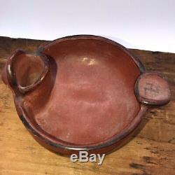 Happy Frog Effigy Maricopa pueblo bowl/ashtray, W5.5 Native American pottery