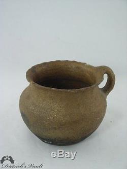 Historic Antique Taos Bean Pot With Handle