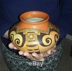 Historic Native American Pottery Hopi Tewa Seed Pot. Fannie Nampeyo