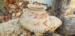 Hohokam Red On Buff Santa Cruz Pottery Jar Bird Tracks No Resto Arizona Anasazi