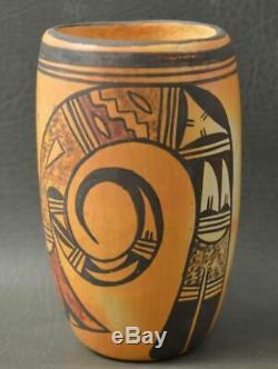 Hopi Indian Pottery Cylinder