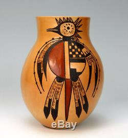 Hopi Native American Indian Pottery Thunderbird Jar Jean Sahmie