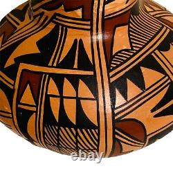Hopi Pottery Vase By Alta Yesslith Tsinnijinnie Native American Signed 2000