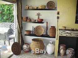 Huge Acoma Pottery Vase / Olla / Eva Histia / 14 x 12