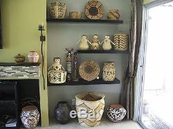 Huge Acoma Pottery Vase / Olla / Eva Histia / 14 x 12