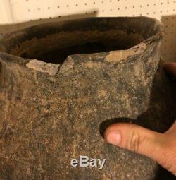 Huge Antique Or Ancient Native American Indian Southwestern Pottery Pot