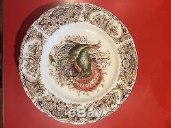 Johnson Brothers Wild Turkey Native American Windsor Ware Dinner Plate Qty 12