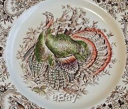 Johnson Brothers Wild Turkey Native American Windsor Ware Dinner Plate Qty 5