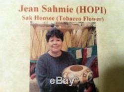 Jean Sahmie Nampeyo Hopi Pottery Sak Honsee (tobacco Flower)
