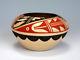 Jemez Pueblo Native American Indian Pottery Polychrome Bowl Pauline Romero