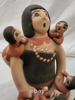 Jemez Pueblo Native American Storyteller Pottery By Adrienne Shije 8 Children