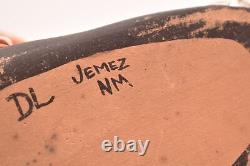 Jemez Pueblo Storyteller Native American Pottery Figure Statue Shoe Boot Vase