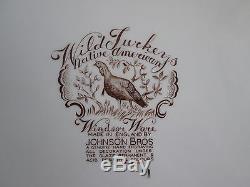Johnson Bros Wild Turkeys Native American 20 Platter. Absolutely Mint