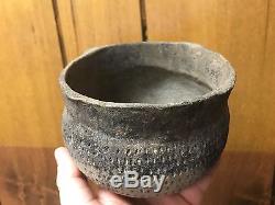 Killer Punctate Bowl From Big Eddy Site Native American Indian Pottery Pot Jar