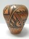 LARGE AND TALL VINTAGE HOPI PUEBLO INDIAN POTTERY VASE FORM POT by A. C