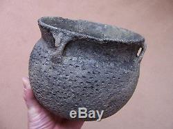 LARGE AUTHENTIC MISSISSIPPIAN PARKIN PUNCTATE POTTERY JAR FROM THE PAYNE SITE
