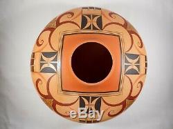 Large Masterpiece Hopi Indian Pottery By Award Winning Artist Debbie Clashin
