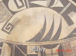 Large Old Hopi Indian Nampeyo Sityatki Revival Pottery Bowl