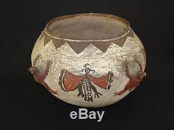 Large Zuni Pottery Frog Jar, Southwest Native American Indian, c. 1890