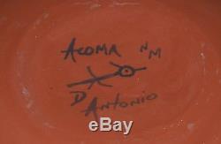 Largest Handcoiled Acoma Pottery On E-bay! Superb / David Antonio/ Free Ship