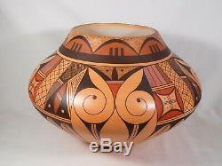 Largestunning Hopi Indian Pottery By Award Winning Artist Stetson Setalla