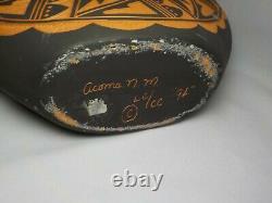 Lorianne & Cyrus Concho Lc/cc Acoma N. M. Native American Ceramic Seed Pot Vase