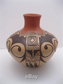 Lot 1 Beautiful Clinton Polacca Nampeyo Hopi Polychrome Pottery Vase