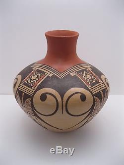 Lot 1 Beautiful Clinton Polacca Nampeyo Hopi Polychrome Pottery Vase