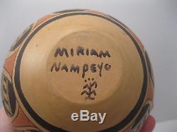 Lot 5 Wonderful Miriam Nampeyo Hopi Polychrome Pottery Vase