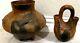 Lot of 2 Rare & Beautiful Native American Pottery Vintage Hand Coiled