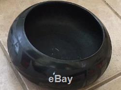 Maria & Julian Martinez Black 9 Pottery Jar Bowl San Ildefonso 1925-1943 Signed