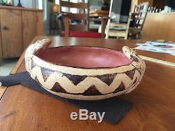 Maricopa Pottery, Native American Pueblo, Indian bowl Mabel Sunn