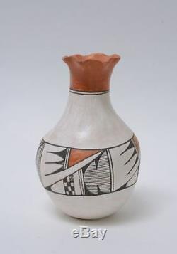 Mary Louden (Yellow Corn) Acoma Pueblo Indian Pottery, Polychrome