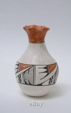 Mary Louden (Yellow Corn) Acoma Pueblo Indian Pottery, Polychrome